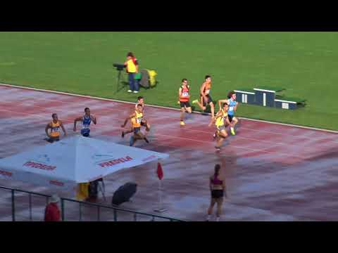 100m Final, Men, National U20 Championships, Sofia, Bulgaria 2018