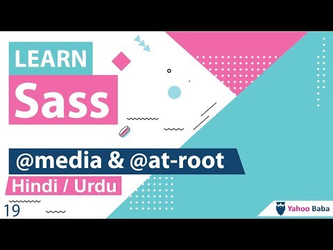 Sass media at root Directives Tutorial in Hindi Urdu