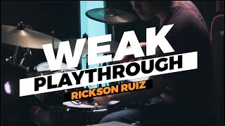 WEAK Drum Cover | Rickson Ruiz | Playthrough