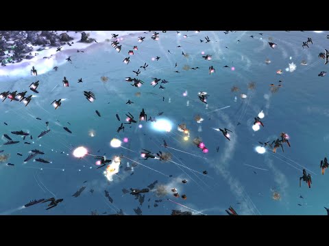 Nomads vs UEF - M27 AI vs M27 AI - Supreme Commander Forged Alliance