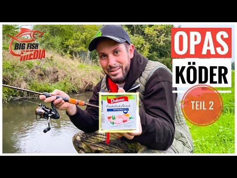 Angeln wie Opa - Uralte Köder fangen immer noch - Angeln am Bach - TEIL 2