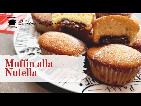 Muffin alla Nutella senza burro | cuore cremoso