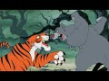 The Jungle Book 1967 Mowgli And Baloo Vs Shere Knan Resounded Real Tiger Sounds My Version