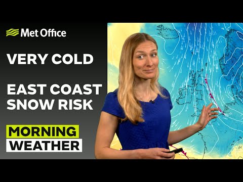 03/01/2026 – Snow risk for east coast – Morning Weather Forecast UK – Met Office Weather
