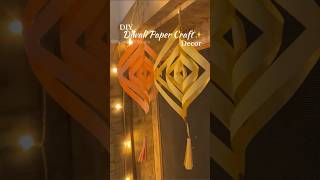 DIY Diwali Paper Craft Decor ✨ #trending #craft #decoration #diwali #diy