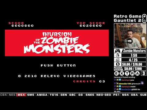 Invasion of the Zombie Monsters (2010, MSX, RELEVO)