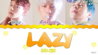 EXO-CBX (첸백시) - 휴일 (Lazy) [Color Coded Lyrics Han/Rom/Eng]