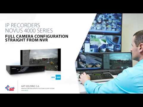 Novus NVR 4000 - Full camera configuration straight from NVR