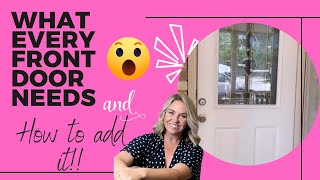 How to Install a Door Kickplate 🤩 - FOR BEGINNERS! #homediy