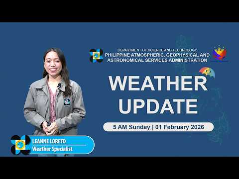 Public Weather Forecast issued at 5 AM | February 1, 2026 - Sunday