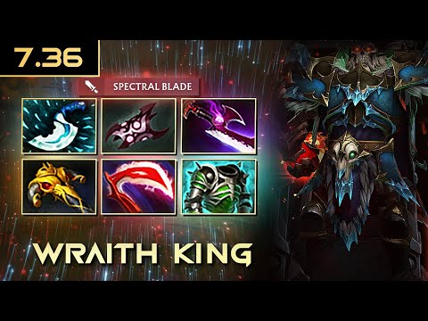 [CARRY] DYRACHYO WRAITH KING 7.36 | #Dota2 #4K
