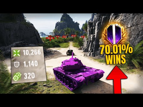 how unicums win 70% of their games in bad tanks