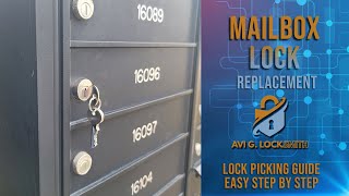 📬✉️ How to Unlock & Replace Mailbox Lock Without Keys | Easy DIY Locksmith Guide!