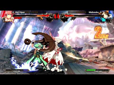 GGXrd @ TSB Invasion of EC - Kid Viper vs Mahouko [720p/60fps]