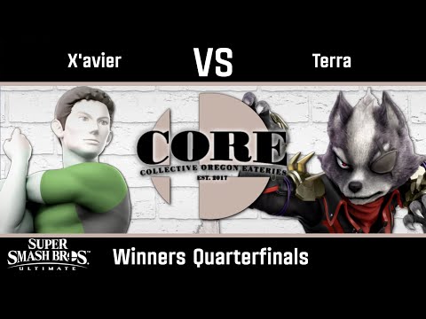 X'avier (Wii Fit) vs Terra (Wolf) - Ultimate Winners Quarterfinals - Smash @ CORE #27