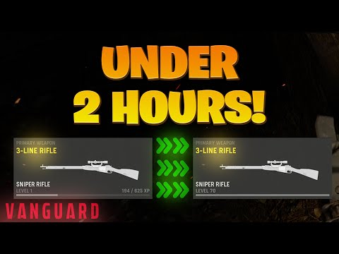 rank up Vanguard guns FAST and EFFICIENTLY in ONLY 2 Hours (BEST METHOD)
