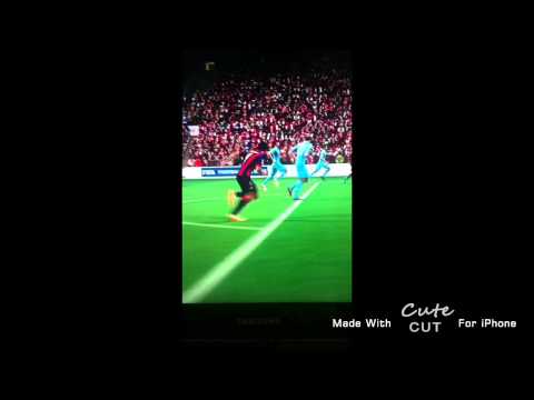 Amazing backheel goal with suarez (FIFA15)