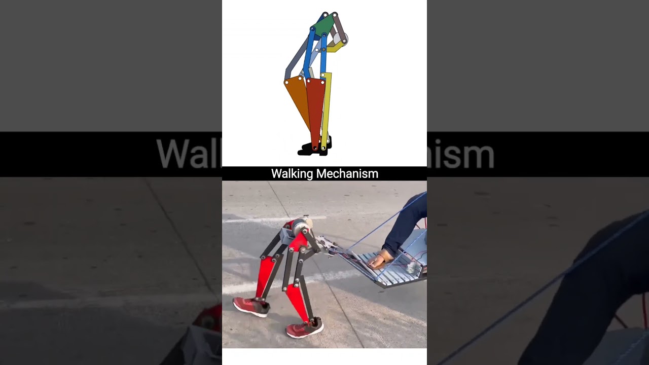 Walking Mechanism #engineering #diyprojects #3ddesign #mechanism
