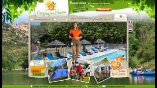 preview picture of video 'Camping les 2 Vallées à nant en Aveyron'