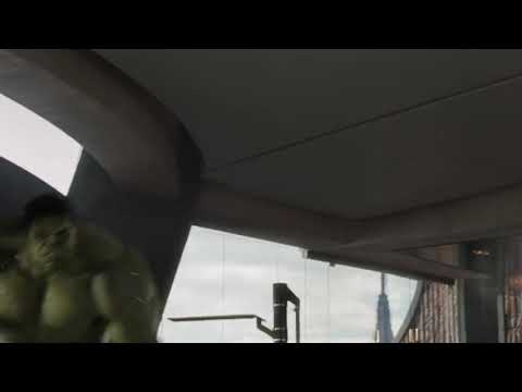 The Avengers fight hulk