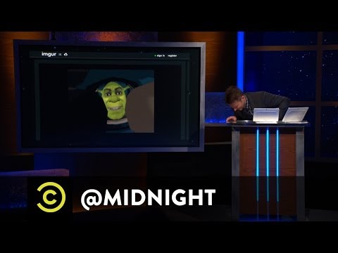 Steve Agee, Myq Kaplan, Jamie Lee - How r/Unexpected - Shrek Parts - @midnight w/ Chris Hardwick