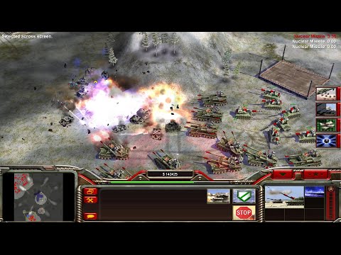 C&C Generals - 1 vs. 7 Brutal Enemies on Whiteout (China)