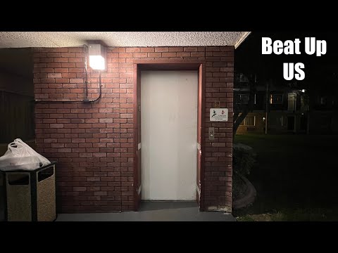 Beat Up US Hydraulic Elevator at the Mardi Gras Hotel in Las Vegas, NV