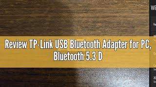 Review TP-Link USB Bluetooth Adapter for PC, Bluetooth 5.3 Dongle (UB500 Plus) - Long Range, Adjusta