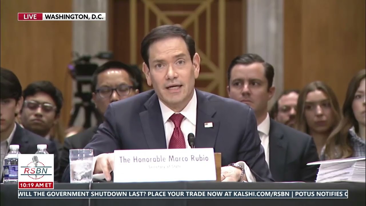 WATCH: Secretary Rubio Delivers Powerful Opening Remarks as He Testifies Before the Senate - 6/2/26