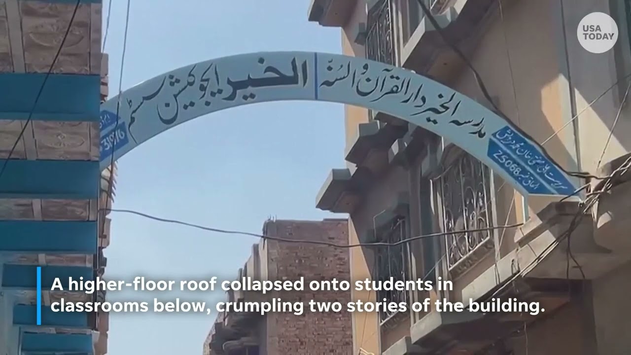 Over 30 students and a teacher killed in Pakistan school collapse