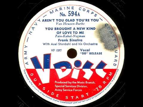 V-Disc 594  Frank Sinatra, Perry Como, Martha Tilton