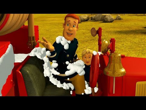 Brannmann Sam | Dekket i skum! - Beste redninger  🔥Tegnefilm