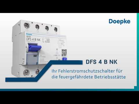 Brandschutz mit Doepke, Kennlinien DFS 4 B SK, B+ und B NK