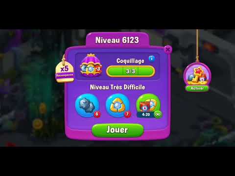 Fishdom level 6112 to 6131 / niveau 6112 au 6131