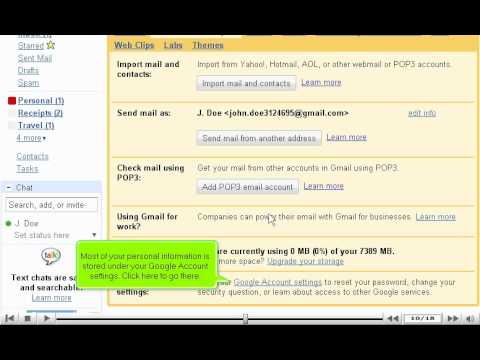 How to edit your personal information in Gmail - Gmail...
