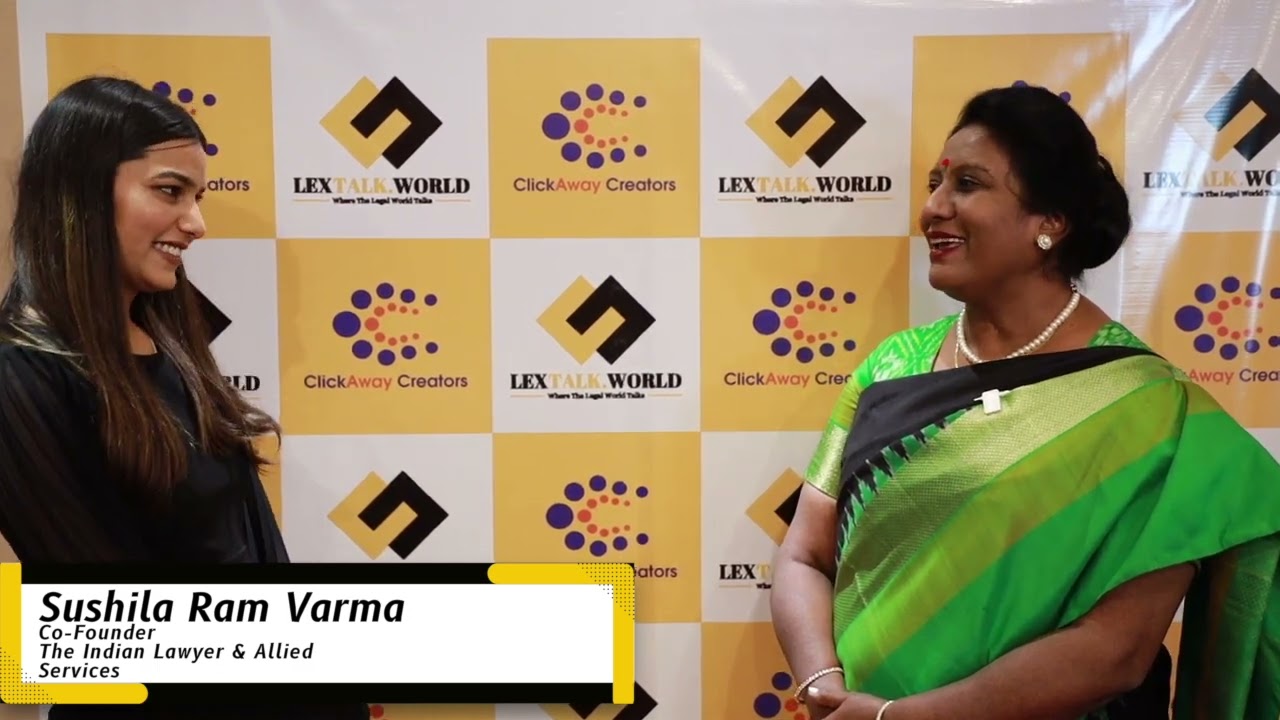 Sushila Ram Varma sharing her thoughts on the LexTalk World Conference, Dubai 2022