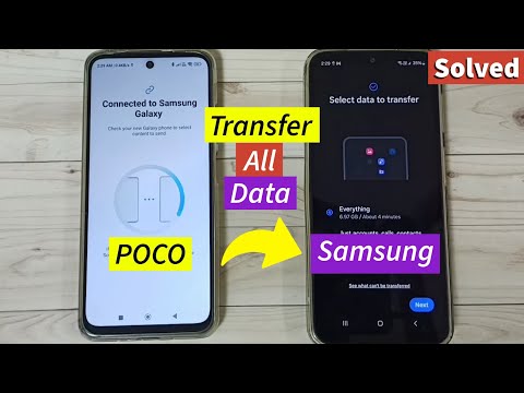 How to Transfer All Data from Old POCO Phone to New Samsung Galaxy Phone - 2025