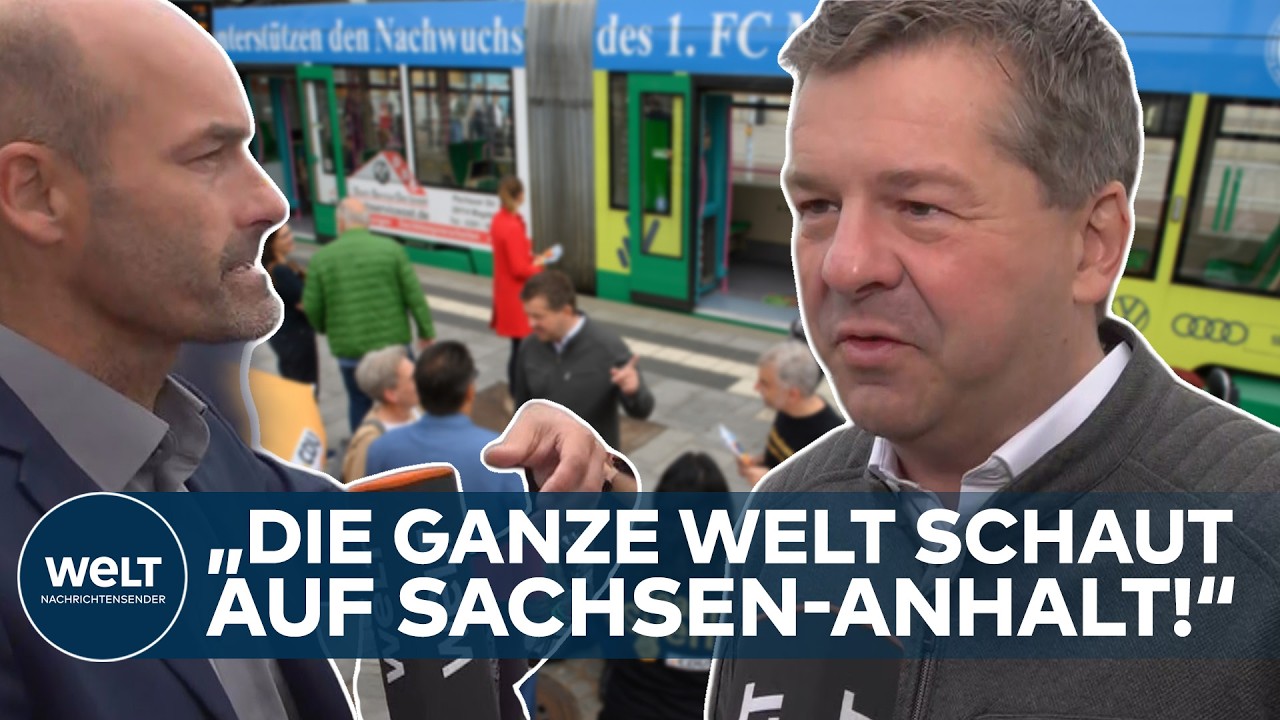 WAHL-SHOWDOWN: "Das ist positiv für uns!" Sven Schulze kämpft um jede Stimme in Sachsen-Anhalt