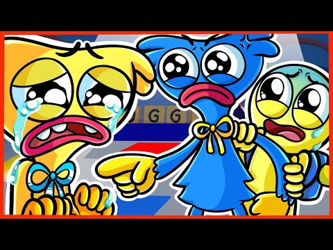 HUGGY WUGGY & PLAYER IS SO SAD WITH HUGGY WUGGY! Poppy Playtime Animation #33