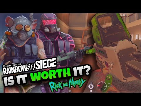 Rick And Morty R6 Crossover Skins In-Game Review And Skin Details! Rainbow Six Siege Bundle Review