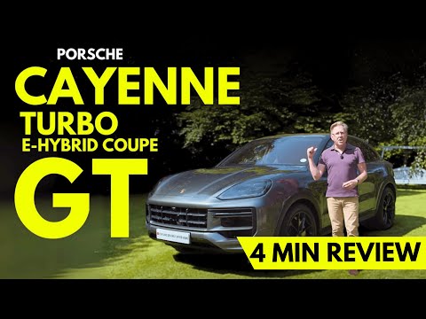 Porsche Cayenne Turbo E-Hybrid Coupe GT ⚡ 4-Minute Review | Power & Luxury