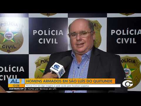 Polícia Civil divulga imagens de criminosos armados em São Luís do Quitunde - 21/01/26