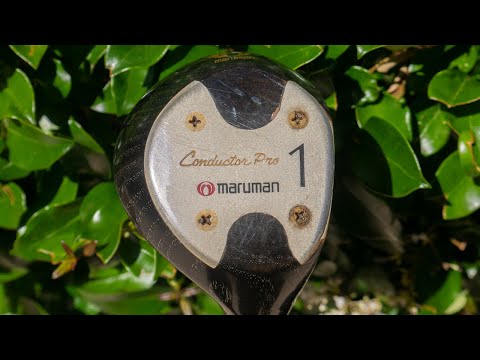 1993 Maruman Conductor Pro Persimmon Driver - The Vintage Golfer