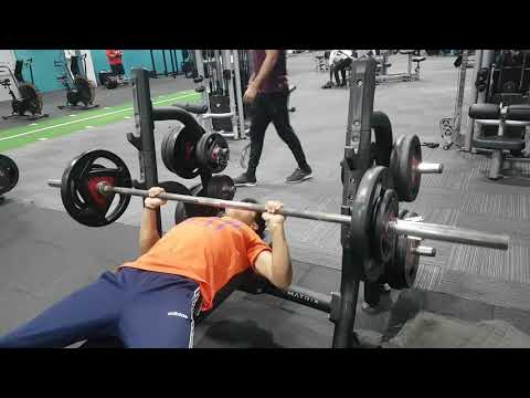 My first ever 70kg/154lbs bench press!!