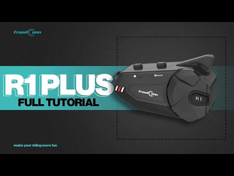FreedConn R1 Plus Motorcycle Helmet Bluetooth Headset| FULL TUTORIAL