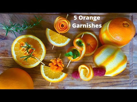 Orange Garnish ideas (for cocktails)
