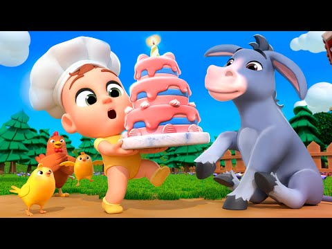 Pat A Cake! Farm Animals Song + MORE Lalafun Nursery Rhymes & Kids Songs