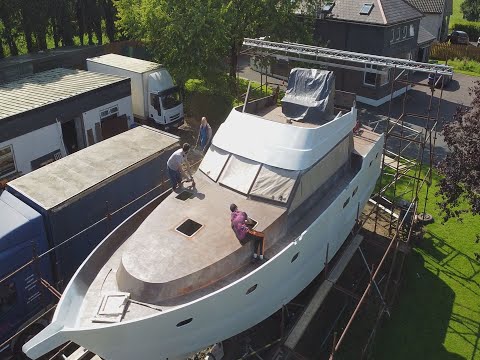 Shibumi Boat Build EP 22 finally painting and a serious off road truck !  Steel Boat build