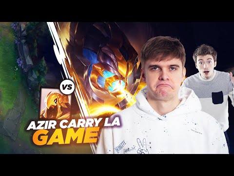 RHOBALAS x TRAYTON : AZIR CARRY LA GAME - VEL'KOZ VS AZIR | LOL FR