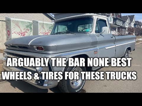 Best Wheels & Tires Combo for the 60-66 C10 or GMC 1/2 Tons in my opinion! Check them out! Lets Go!